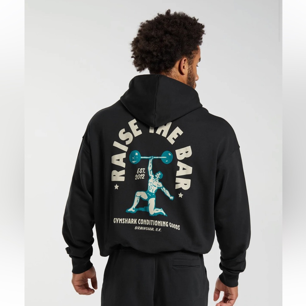 Gymshark Raise the Bar Hoodie L Black